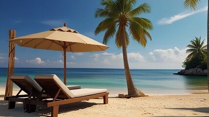 tourism landscape Luxurious beach resort