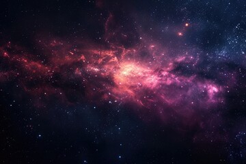 Fototapeta premium Amazing cosmic scene with vibrant colors
