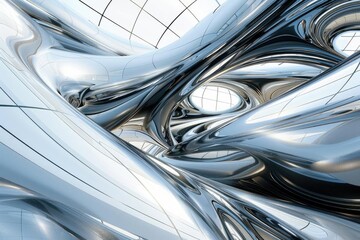 Fototapeta premium an abstract organic form that is both beautiful and functional