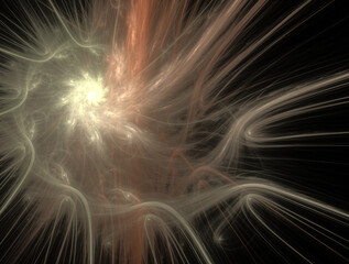 Imaginatory fractal abstract background Image