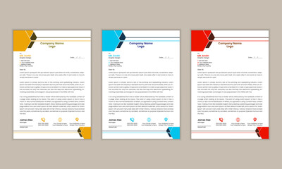 Letterhead Design Modern Business Letterhead Design