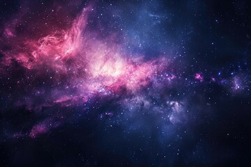 Obraz premium Amazing galaxy with nebulas and cosmic dust