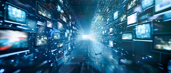 A computer screen with many screens on it