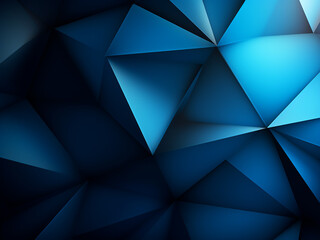 Fototapeta premium Geometric fascination: blue and black abstract background