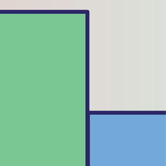 Modern and flat looking business diagram for monitoring and reporting
