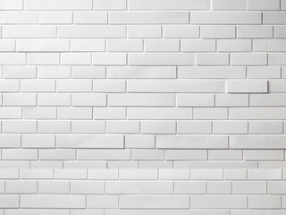 White brick wall texture, a contemporary backdrop for various applications