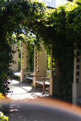 Alice in Wonderland, Atlanta Botanical Gardens on Mother's Day archway