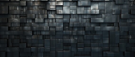 A dark, intricate industrial panel featuring complex wiring and numerous control units, showcasing advanced engineering and technology..