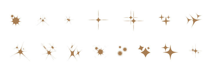 Twinkle star glittery sparkle, burst and flash. twinkle stars.
