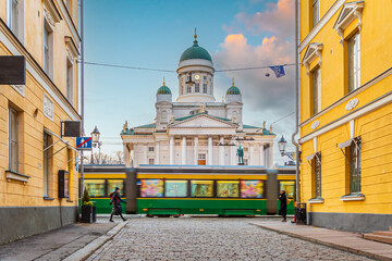 Helsinki Cathedral in the centre of Helsinki, Finland