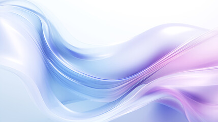 Fototapeta premium Blue and purple curved lines on white background