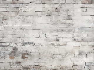 Obraz premium Set your scene against a vintage white brick wall
