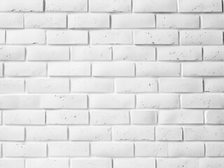 Fototapeta premium White brick wall texture enhances the interior design scheme