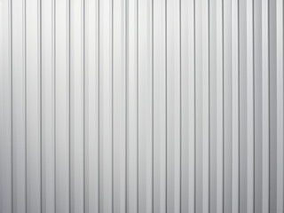 Obraz premium White texture sheet metal lends a corrugated appearance to the buildings wall
