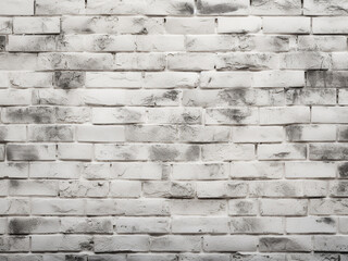 Weathered white bricks form a vintage backdrop with abstract patterns