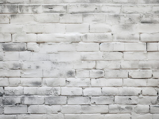 Fototapeta premium White brick walls texture lends depth to backgrounds