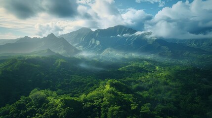 landscape with clouds