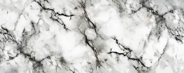 Marble texture, white with grey veins, polished and smooth, realistic details, high resolution, digital art