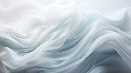 Obraz premium abstract white waves background