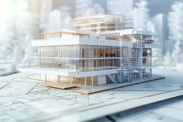 BIM building information modeling concept.