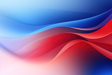 Fototapeta premium Blue and red abstract background.