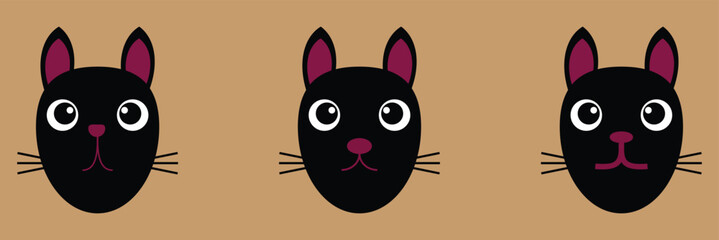 Funny cat head 
