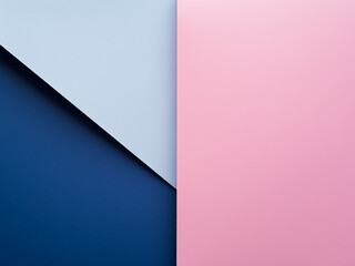 Design-ready background: two-tone blue and pink paper