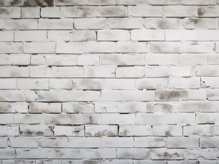 Fototapeta premium White brick walls texture adds depth to the background