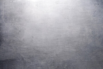 Silver Metallic Brush Texture, Elegant Background for Design Projects