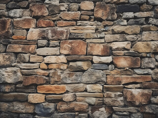 Obraz premium Background showcases texture of ancient stone walls brick