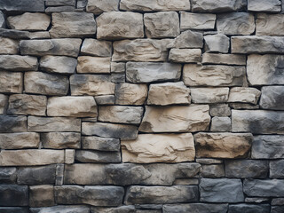 Fototapeta premium Close-up reveals intricate details of stone wall