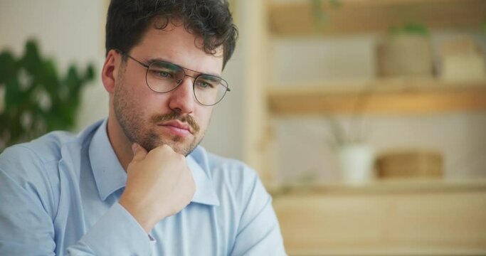 Sad Dejected Businessman Portrait