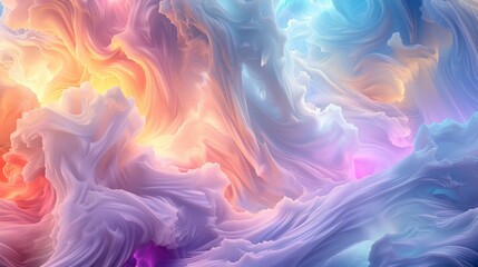 Obraz premium Abstract Waves, Dynamic Motion, Silky Texture