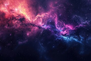 Obraz premium Beautiful galaxy background with vibrant colors