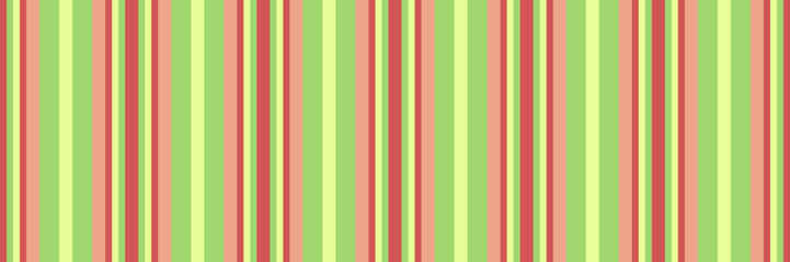 Form texture lines stripe, multicolored vector background textile. Victorian pattern vertical fabric seamless in green and red colors.