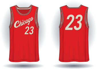 Basketball jersey, Tank top sport illustration.
