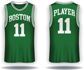 Basketball jersey, Tank top sport illustration.
