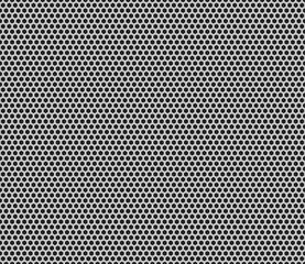 Hexagon pattern. Hexagon mosaic pattern with inner solid cells. Small hexagon geometric shapes. Seamless tileable vector illustration.