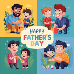 Father's day Illustrations vector-01.eps