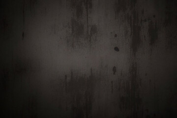 Obraz premium Vieux mur texture ciment fond gris noir foncé conception de couleur grise abstraite sont clairs avec fond dégradé blanc.