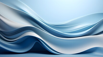 Obraz premium Blue gradient background, subtle gradient background with soft transition in vibrant digital art 