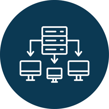 Cluster Computing Icon