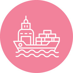 Obraz premium cargo ship Icon