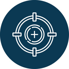Obraz premium Crosshair Icon