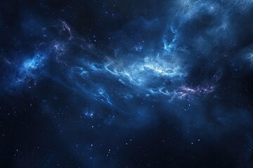 Obraz premium Colorful galaxy with nebulas and cosmic dust