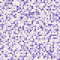 Geometric background. Squares in multiple colors. Light pink, lavender, pale purple, beige. Awesome vector illustration.