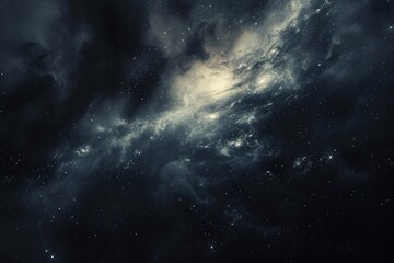 Obraz premium Stunning galaxy with vibrant colors and nebulas
