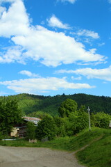 A house in a wooded area