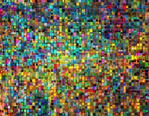 colorful abstract square pixel pixels