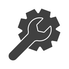 tools icon on white background